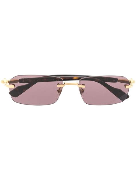 gucci ladies rimless glasses